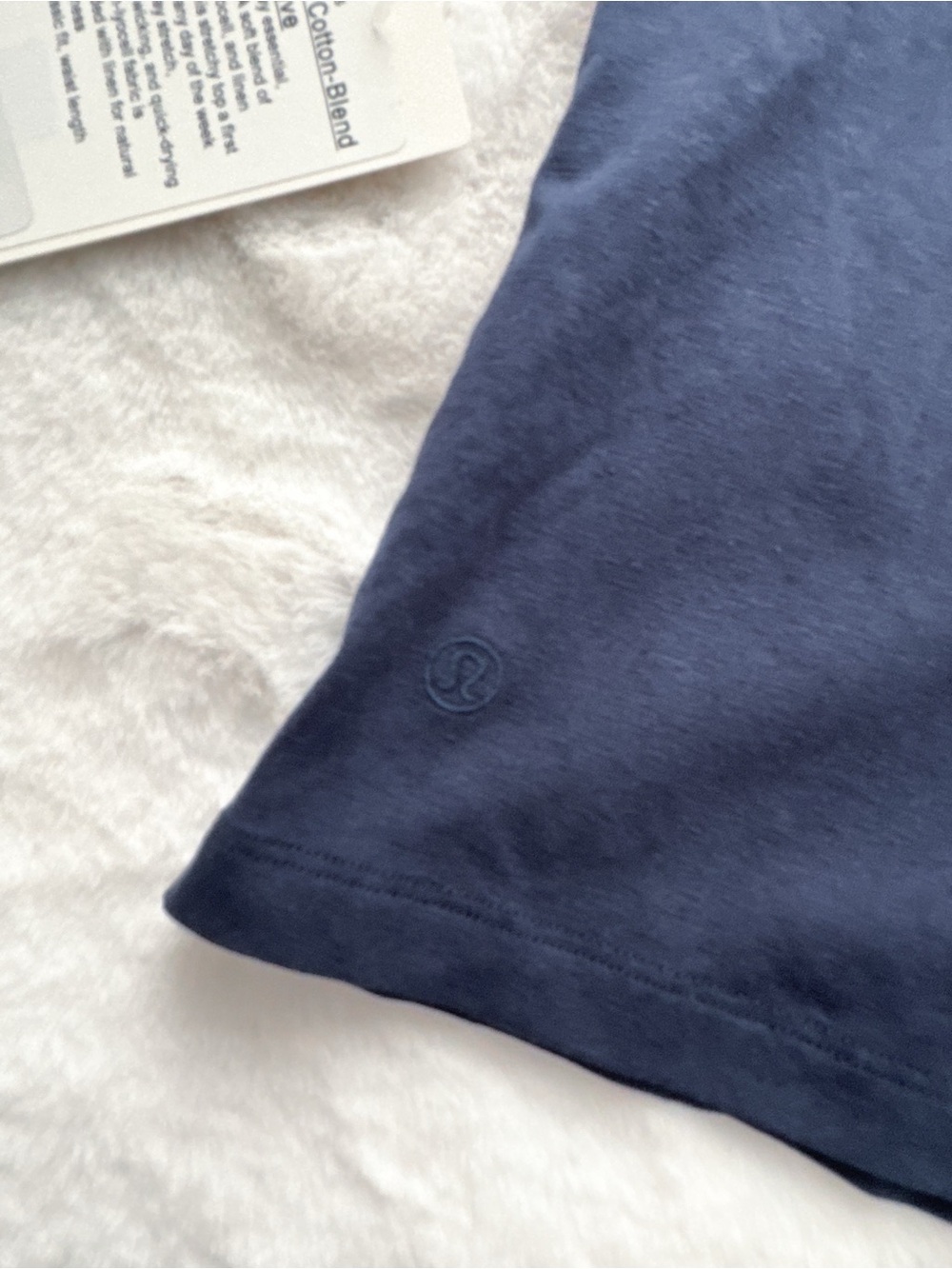 Lululemon Classic Fit Cotton Blend Long Sleeve Top Navy Blue NWT - Picture 9 of 13